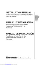 Thermador PRO-GRAND PRD48 Installation Manual