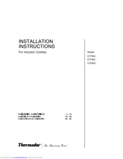 Thermador CLS365 Series Installation Instructions Manual