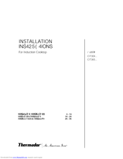 Thermador CIT304 Series Installation Instructions Manual