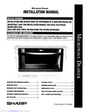 Sharp KB-6015KW Installation Manual