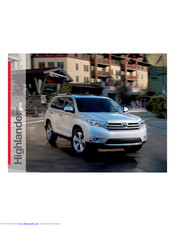 Toyota 2013 Highlander Plus Catalog