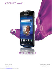 Sony Ericsson MT11a White Paper