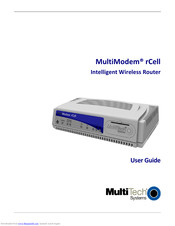 Multitech MultiModem rCell MTCBA-H3-EN3-P1 User Manual