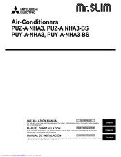 Mitsubishi Electric PUY-A-NHA3-BS Installation Manual