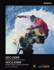 Sony HDCU-3300R User Manual