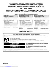 Kenmore 11028762700 Installation Instructions Manual