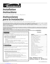 Kenmore 41724182301 Installation Instructions Manual