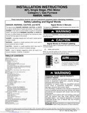 Kenmore N8MSN Installation Instructions Manual
