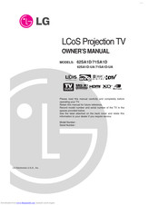 LG 71SA1D Owner's Manual