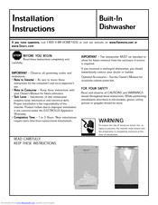 Kenmore 58714683200A Installation Instructions Manual