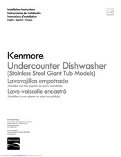 Kenmore 66514043K010 Installation Instructions Manual