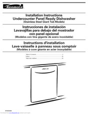 Kenmore 66513206K902 Installation Instructions Manual