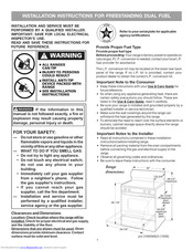 Kenmore 79078503013 Installation Instructions Manual