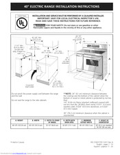 Kenmore 79099613704 Installation Instructions Manual