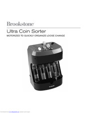 Brookstone Ultra Coin Sorter Instruction Manual