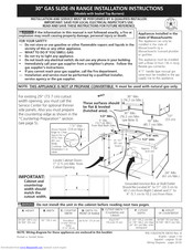 Kenmore 79031049803 Installation Instructions Manual
