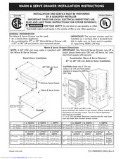 Kenmore 79049313000 Installation Instructions Manual