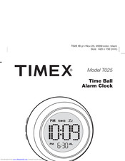 Timex T025 Quick Start Manual
