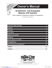 Tripp Lite SmartOnline SU12000RT4UHW Owner's Manual