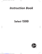 Hoover 1300 SPIN Instruction Book