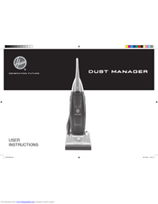 Hoover DUST MANAGER User Instructions