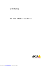 Axis Q6035-C User Manual