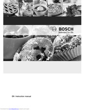 BOSCH OVEN Instruction Manual