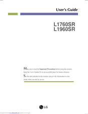 LG L1960SR User Manual