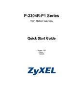 ZyXEL Communications P-2304R-P1 Series Quick Start Manual