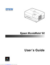 Epson MovieMate 62 User Manual