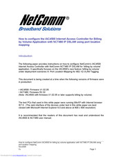 Netcomm IAC4500 Product Data Sheet