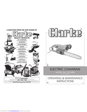 Clarke CECS405 Operating & Maintenance Instructions