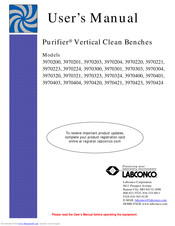 Labconco Purifier 3970403 User Manual