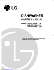 LG LD-21502WSH Owner's Manual