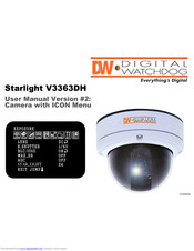 Digital Watchdog Starlight V3363DH User Manual