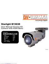 Digital Watchdog Starlight B1363D User Manual