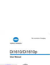 Konica Minolta Di1610p User Manual