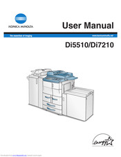 Konica Minolta Di5510 User Manual