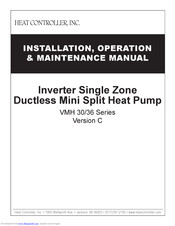 Heat Controller VMH 30 Series Installation, Operation & Maintenance Manual