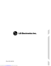 LG F1409TDS6 Owner's Manual