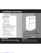 Kitchenaid YKEMC308KM01 Installation Instructions Manual