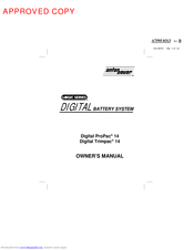 Anton/Bauer Interactive 2000 PowerCharger Owner's Manual