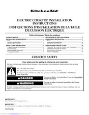 KitchenAid KECC548BSS0 Installation Instructions Manual