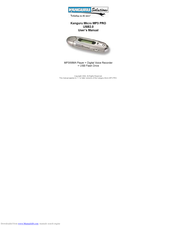 Kanguru Micro MP3 PRO User Manual