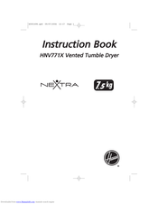 Hoover Nextra HNV771X Instruction Book
