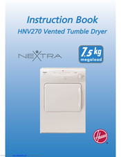 Hoover Nextra HNV270 Instruction Book