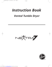 Hoover HSV170 Instruction Book
