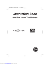 Hoover Nextra HNV171X Instruction Book
