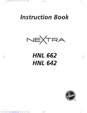 Hoover HNL 662 Instruction Book