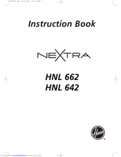 Hoover Nextra7 HSV172 Instruction Book